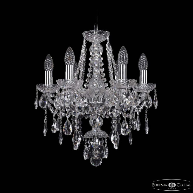 Подвесная люстра Bohemia Ivele Crystal 1415 1415/6/141 Ni