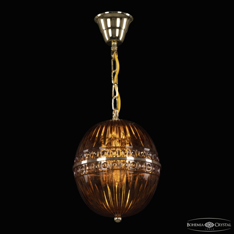 Подвесная люстра Bohemia Ivele Crystal 5479 5479/20 G Amber/M-1G