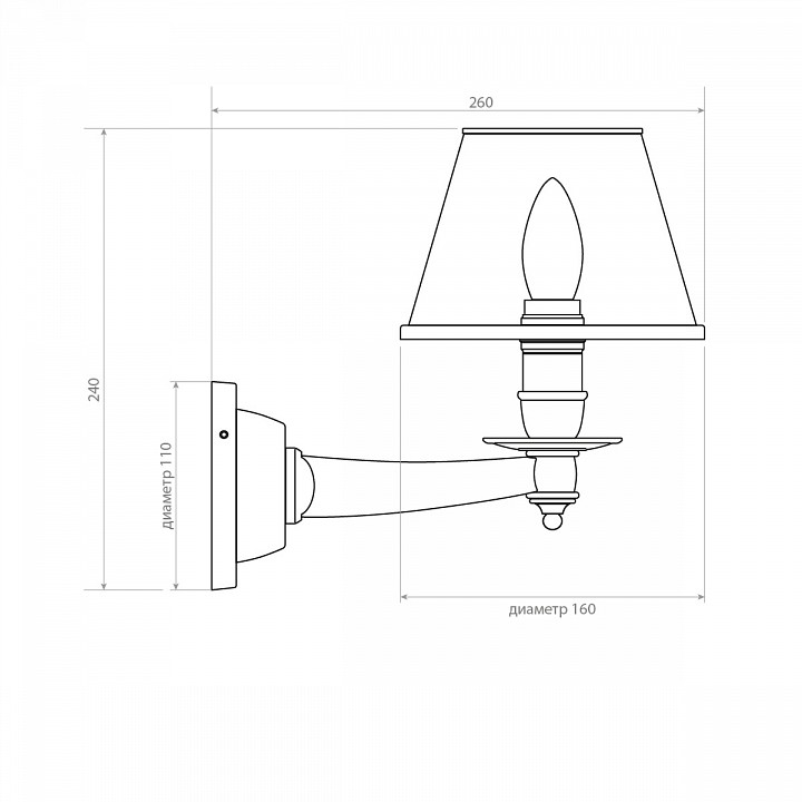 Бра Covali  WL-31078