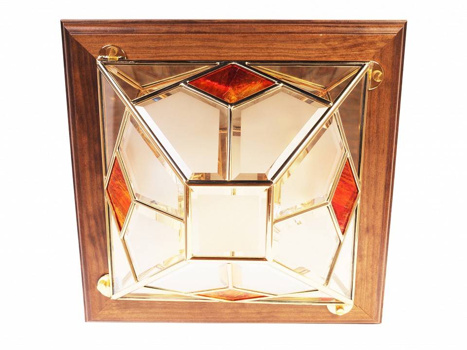 Накладной светильник Doge Luce 1028 1028/2PL-LN.Satinato+R.Rosso GOLD