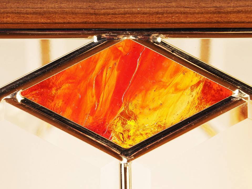 Накладной светильник Doge Luce 1028 1028/2PL-LN.Satinato+R.Rosso GOLD