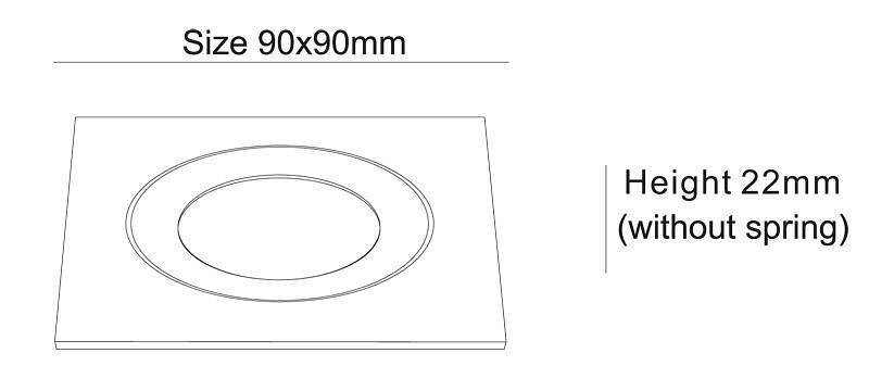 Рамка на 1 светильник Deko-Light 930257