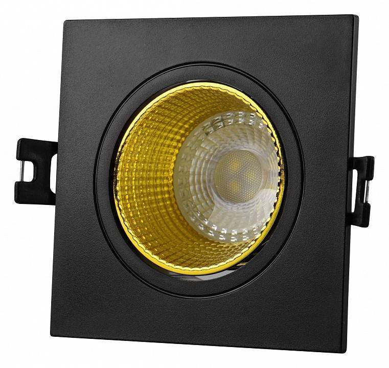Встраиваемый светильник Denkirs DK3071-BK+YE