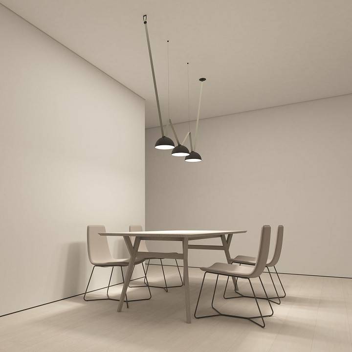 Комплект трековой системы Denkirs Belty SET светло-серый DK55SET01-01-LG