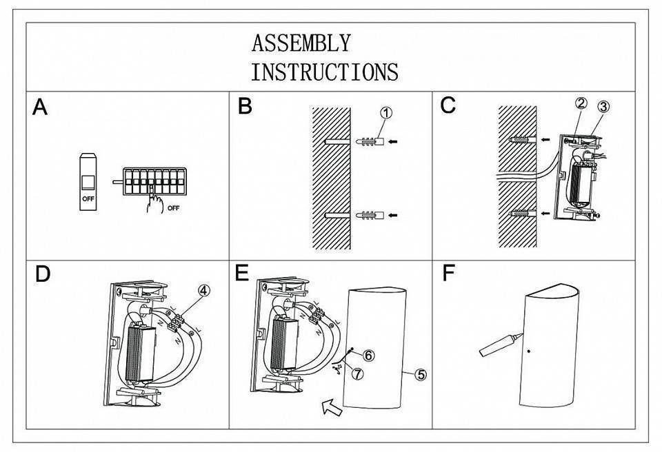 Накладной светильник DesignLed Tube GW-6805-6-WH-WW