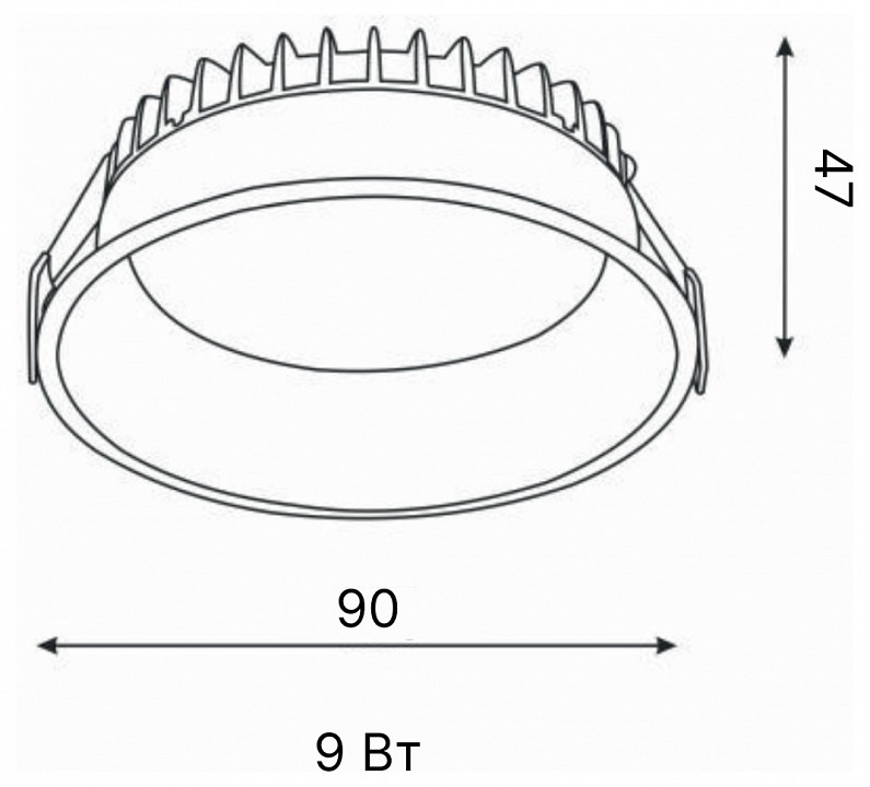 Встраиваемый светильник DesignLed WL-BQ 00-00005649