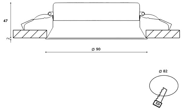 Встраиваемый светильник DesignLed WL-BQ 00-00005650