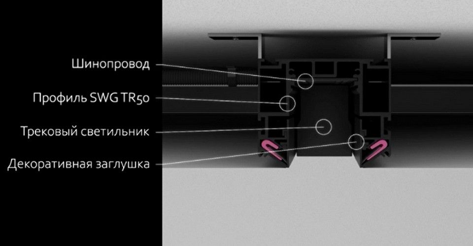 Трек встраиваемый SWG PRO SY 00-00009110