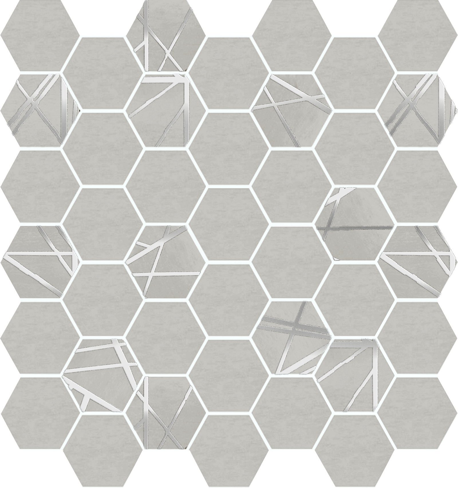 Мозаика Alma Mosaic Baffin Gray Dark 316х297 мм (5 шт в уп) DW7BFN25