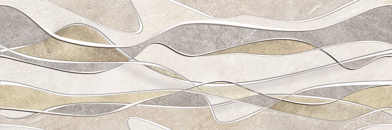 Декор Alma Ceramica Rialto 246х740х9 мм (6 шт. в коробке) DWU12RLT48R