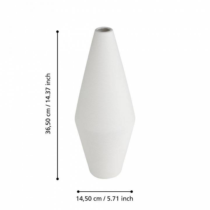 Ваза настольная Eglo Mitane керамическая 250 мм 421242