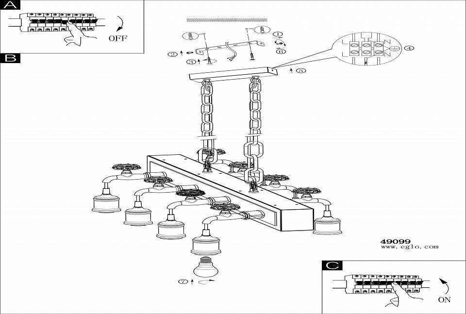 Подвесной светильник EGLO Golscliff 49099