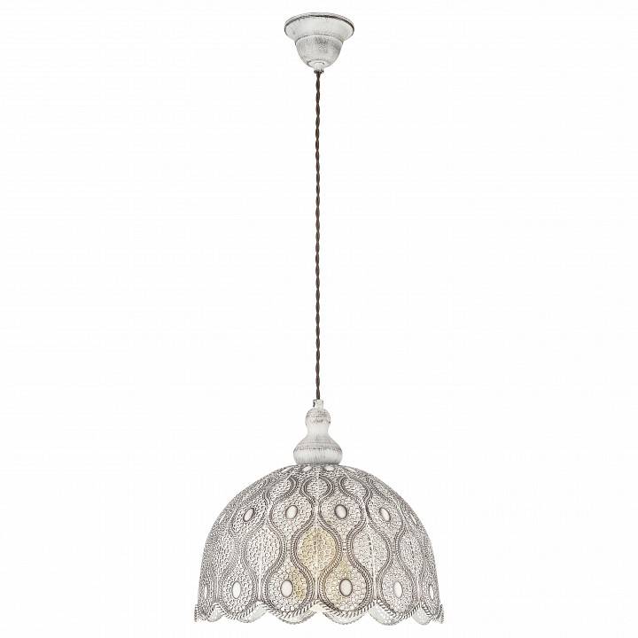 Подвесной светильник Eglo Talbot 2 1хE27 Ø200 мм черный/белый 49717