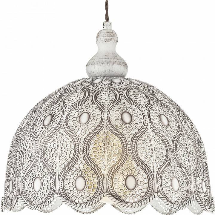 Подвесной светильник Eglo Talbot 2 1хE27 Ø200 мм черный/белый 49717