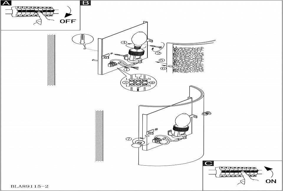Накладной светильник Eglo Almera 89115