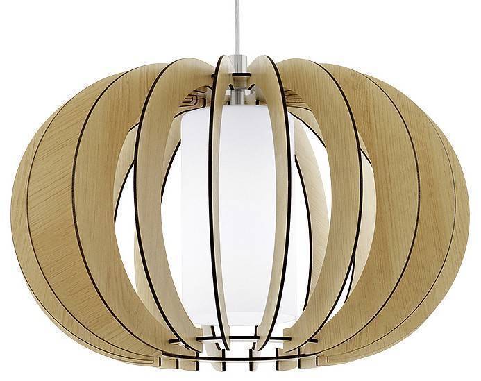 Подвесной светильник Eglo Stellato 1 1хE27 Ø400 мм дерево белый 95598