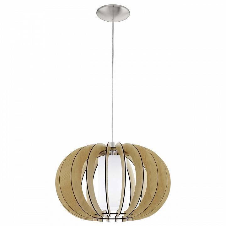 Подвесной светильник Eglo Stellato 1 1хE27 Ø400 мм дерево белый 95598