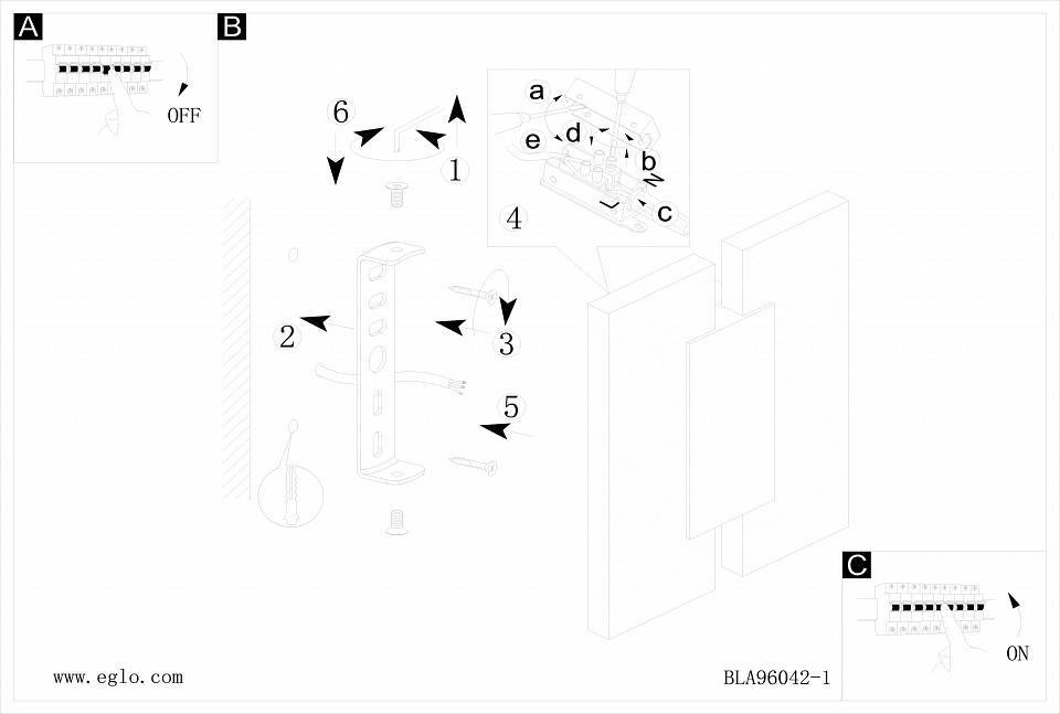 Накладной светильник Eglo Metrass 2 LED 300x300 мм 96042