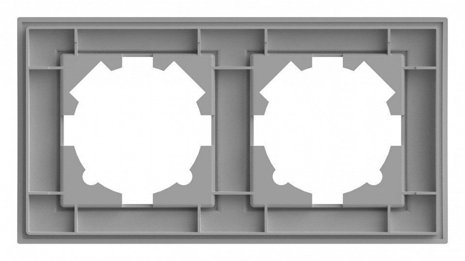 Рамка на 2 поста Elbi Eleсtriс Zena 500-015600-226