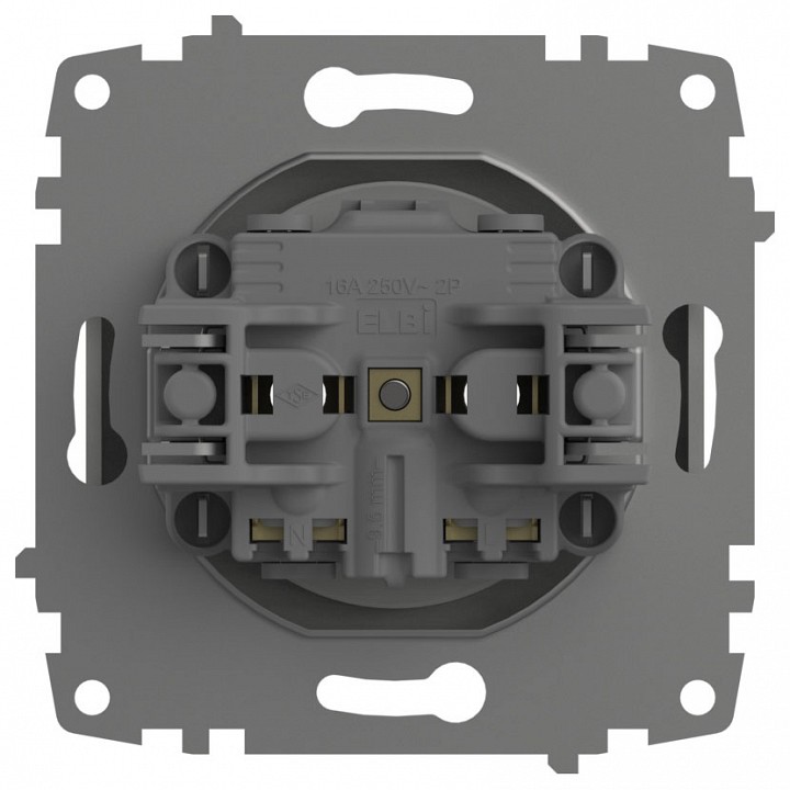 Розетка без заземления, без рамки Elbi Eleсtriс Jazz 607-016200-215