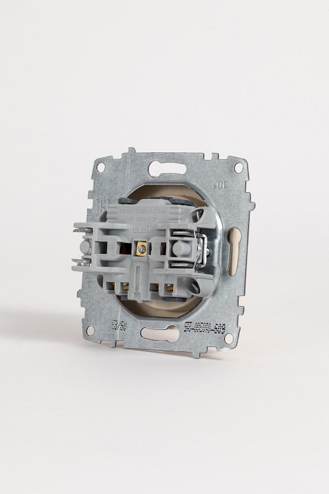 Розетка без заземления, без рамки Elbi Eleсtriс Zena Vega 609-010300-215