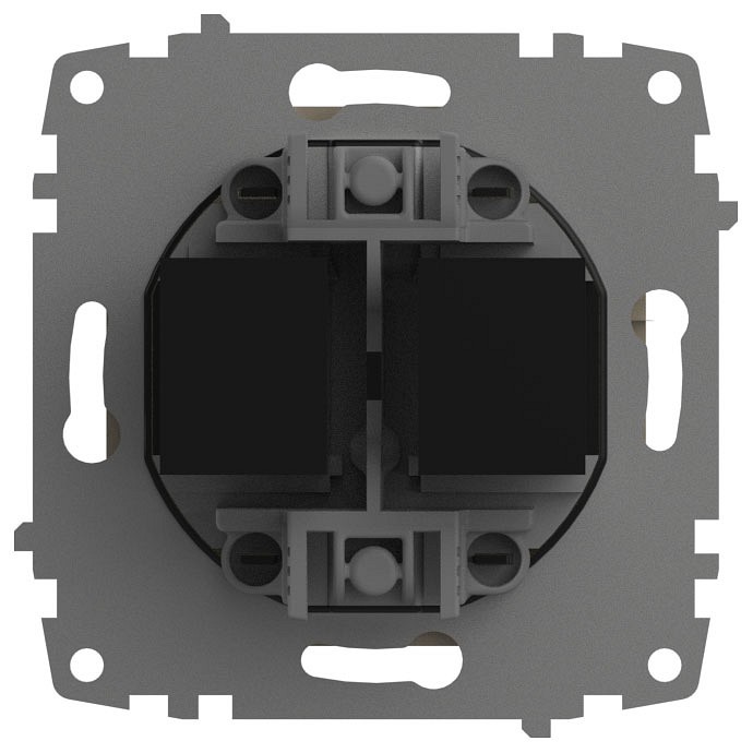 Розетка двойная Ethernet RJ-45 без рамки Elbi Eleсtriс Zena Vega 609-012500-248