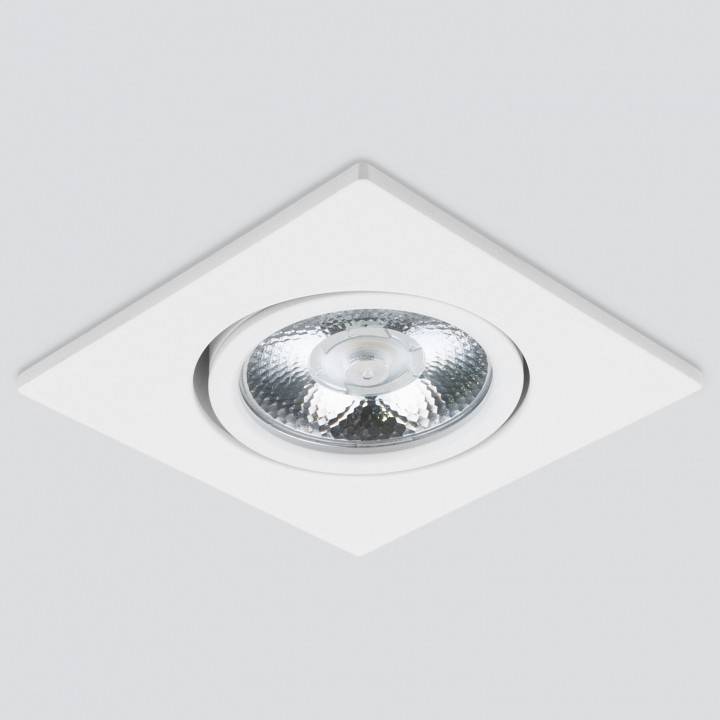 Встраиваемый светильник Elektrostandard 15273/LED белый/хром a056032