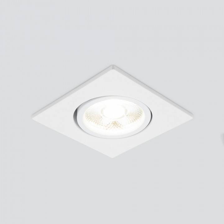 Встраиваемый светильник Elektrostandard 15273/LED белый/хром a056032