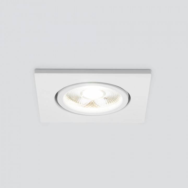 Встраиваемый светильник Elektrostandard 15273/LED белый/хром a056032