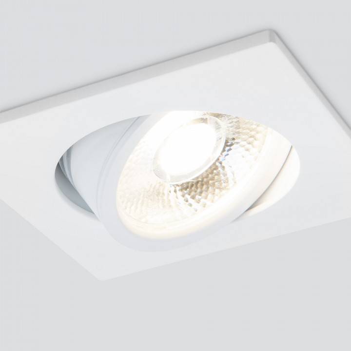Встраиваемый светильник Elektrostandard 15273/LED белый/хром a056032