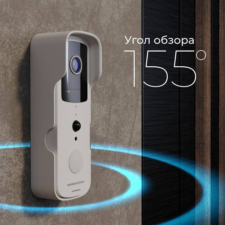 Видеозвонок умный Elektrostandard 76105/00 черный a059338