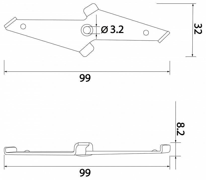 Набор креплений для трека Elektrostandard Slim Magnetic a062153