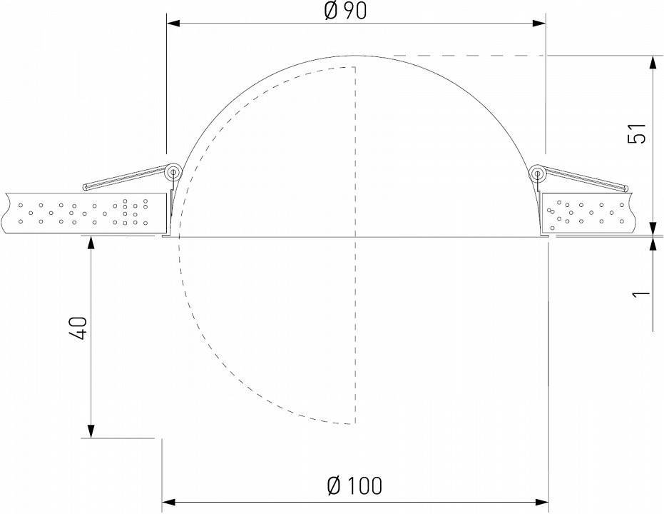 Встраиваемый светильник Elektrostandard Slide a062943