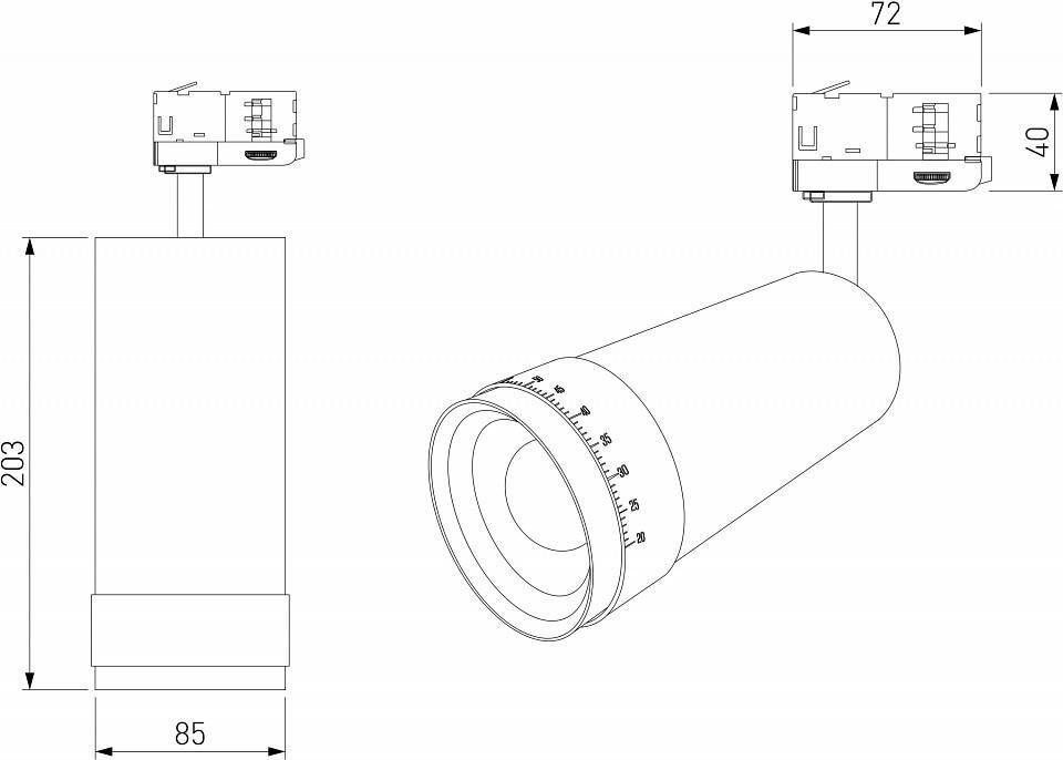 Светильник на штанге Elektrostandard Vary a063262