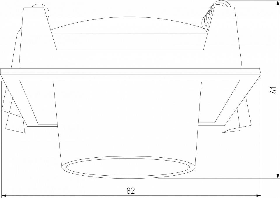 Встраиваемый светильник Elektrostandard Conner a063993
