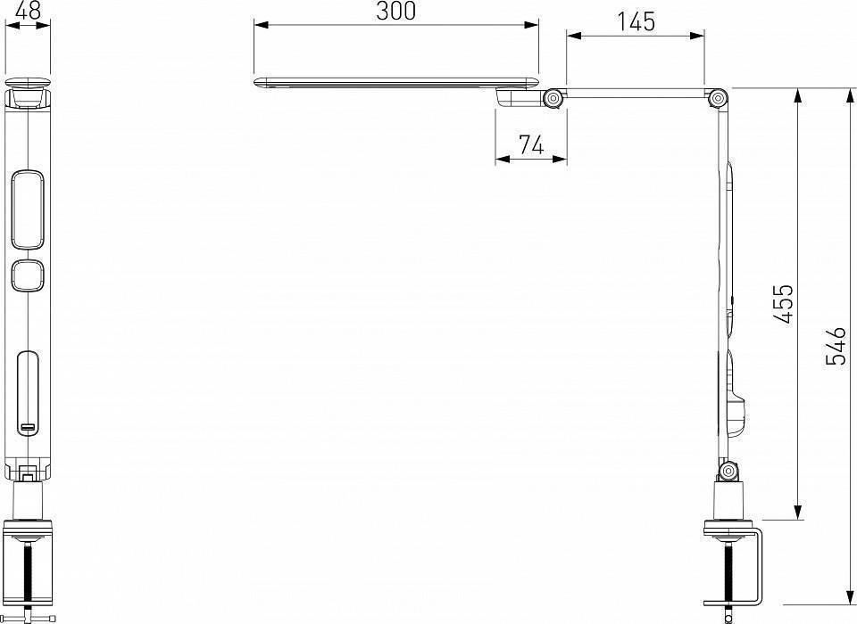 Настольная лампа офисная Elektrostandard Intelligent a064812