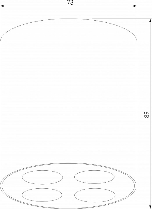 Накладной светильник Elektrostandard Points a067485