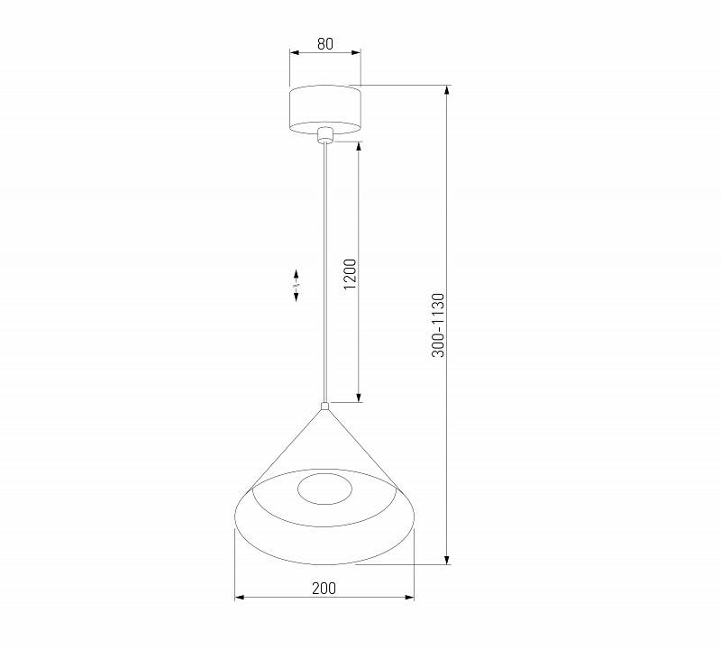 Подвесной светильник Elektrostandard Conus a069335