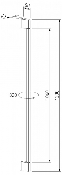 Накладной светильник Elektrostandard Argos 35121/D