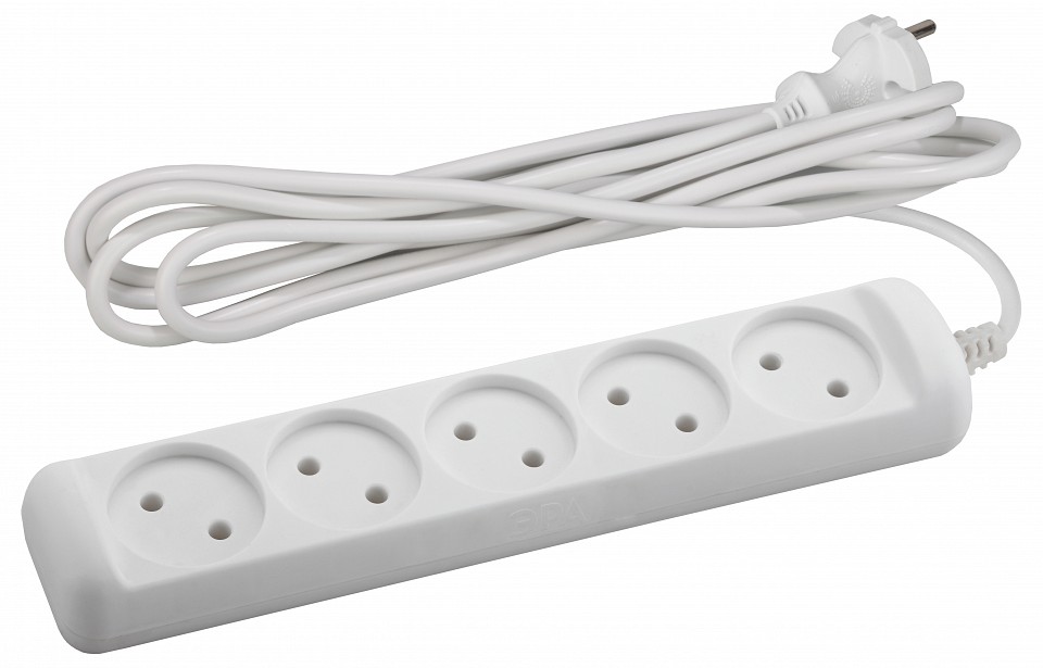 Удлинитель Эра  U-5-3m-2x1