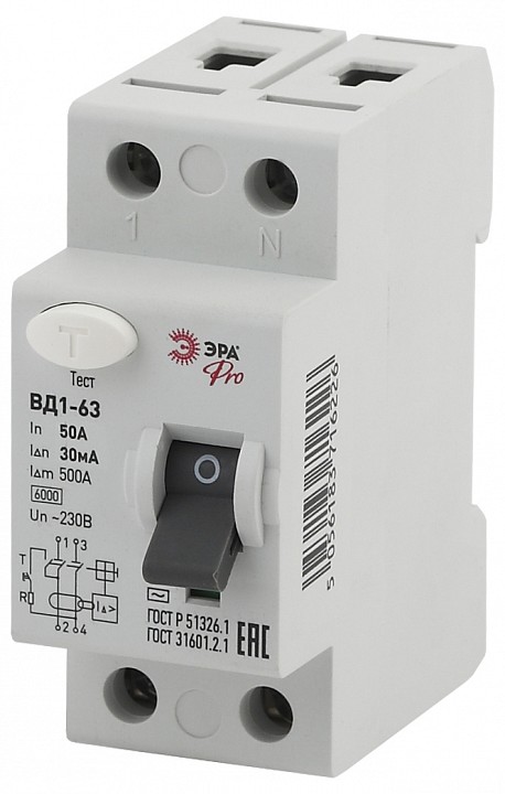 Устройство защитного отключения 2P Эра ВД1-63 NO-902-41