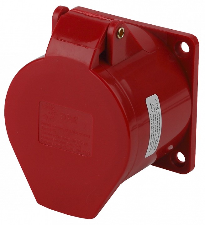 Розетка с заземлением Эра  R(IN)-32-3P-PE-N-IP44