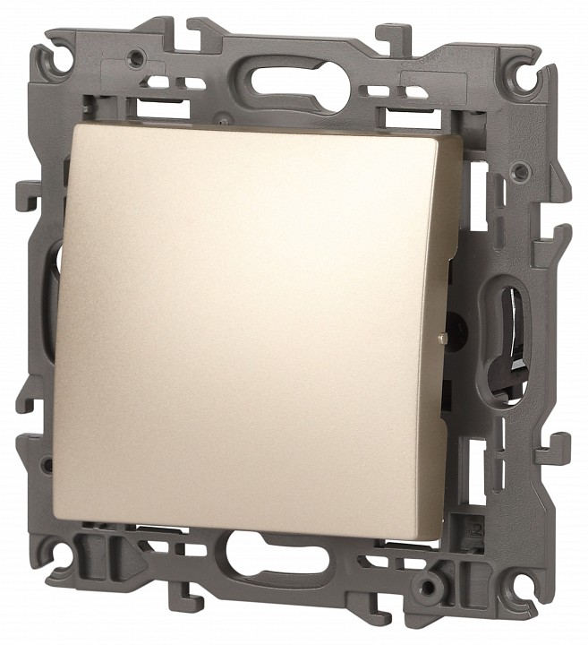 Переключатель перекрестный одноклавишный без рамки Эра Эра Elegance 14-1108-04