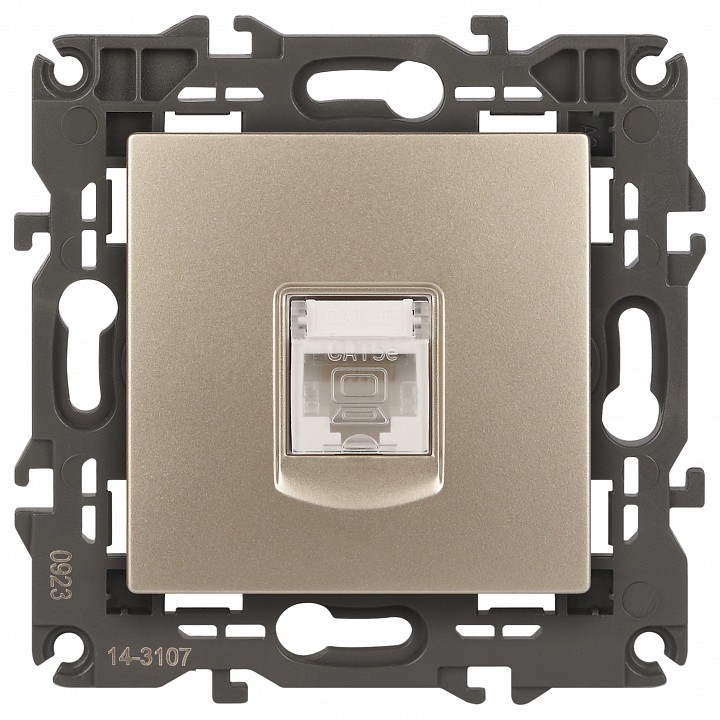 Розетка Ethernet RJ-45 без рамки Эра Эра Elegance 14-3107-04