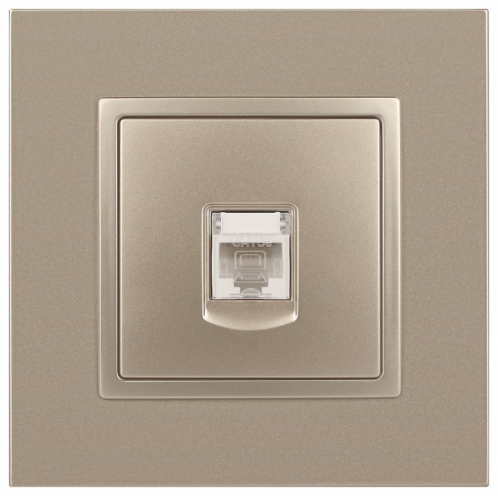 Розетка Ethernet RJ-45 без рамки Эра Эра Elegance 14-3107-04