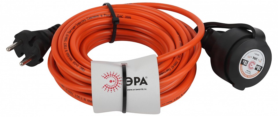Удлинитель Эра  UPx-1-2x1-10m