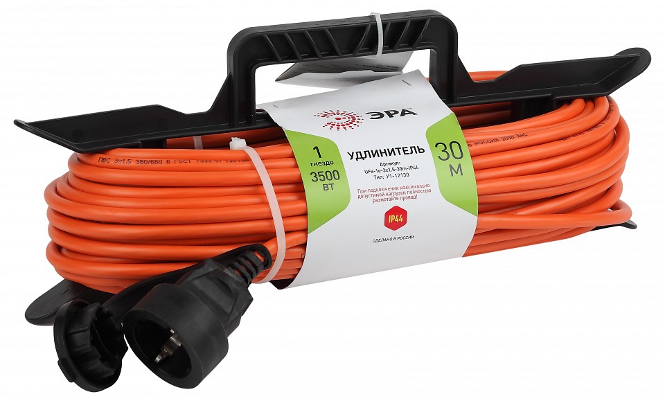 Удлинитель Эра  UFx-1e-3x1.5-30m