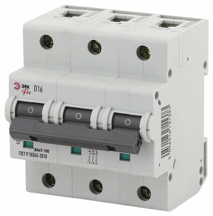 Автоматический выключатель 3P Эра ВА47-100 NO-902-285