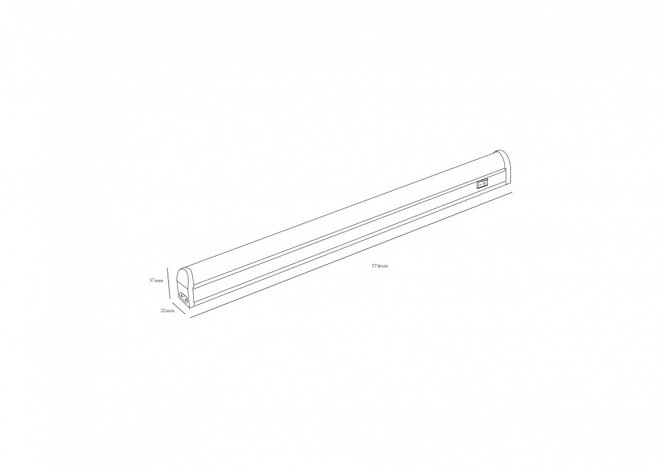 Светильник накладной ЭРА LLED-01 8 Вт 4000 К LLED-01-08W-4000-E