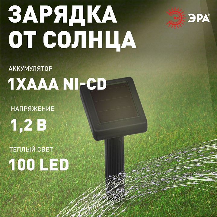 Гирлянда на солнечных батареях Эра  ERASF22-42